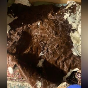 Cow hide rug